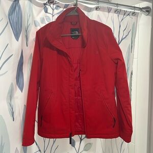 The North Face red Windwall Jacket